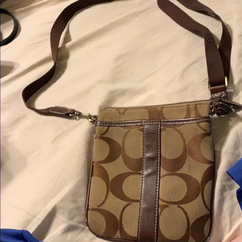 Tan/ brown Coach